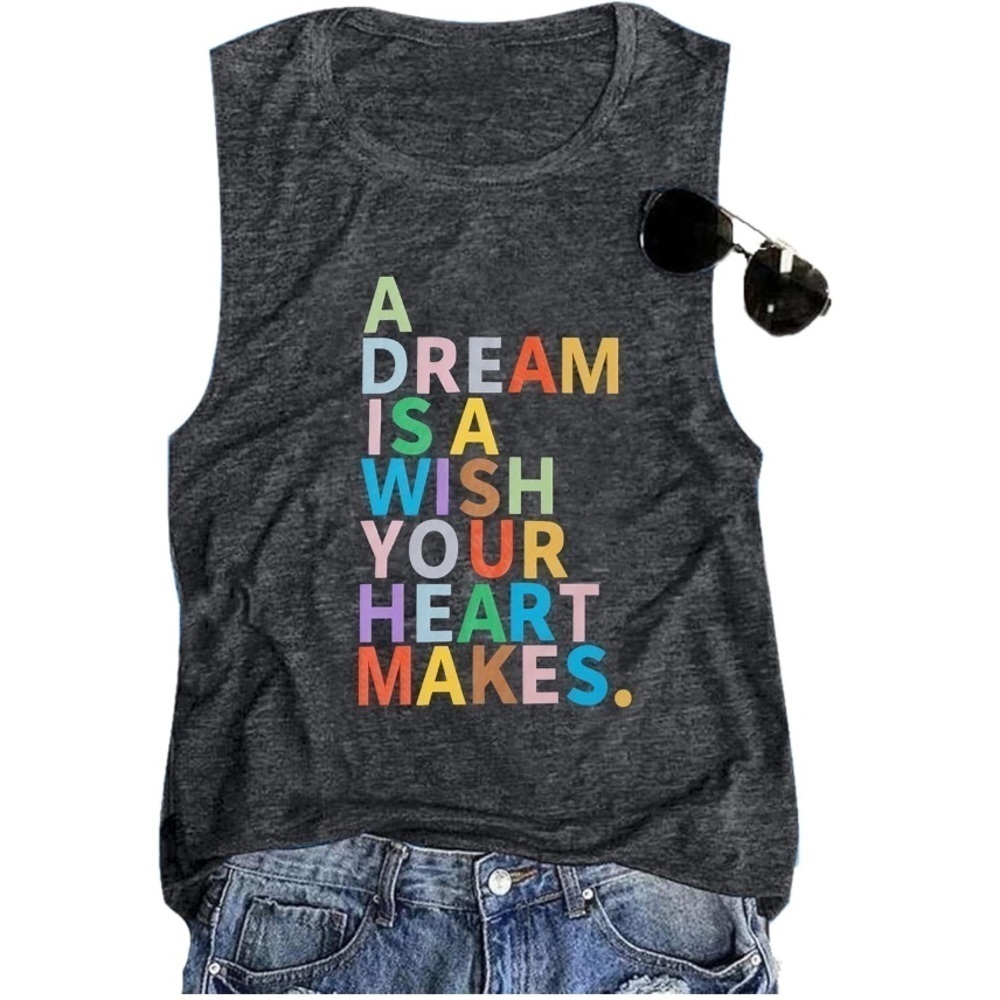 A Dream Is A Wish Your Heart Makes Disney Tank Top